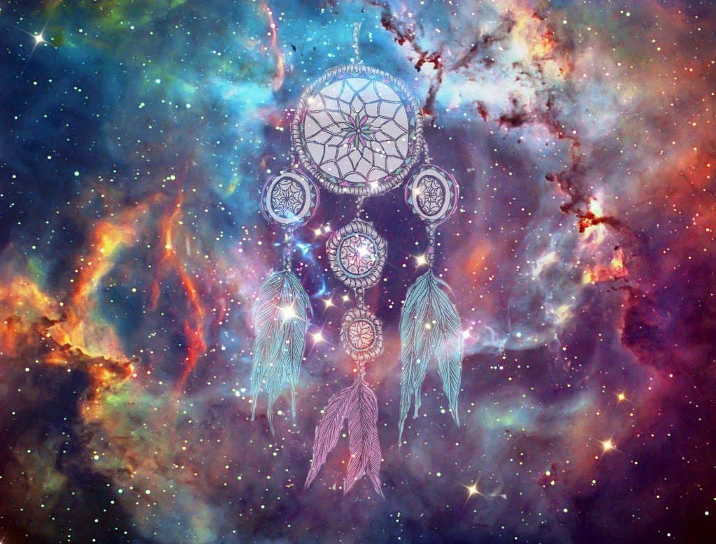 100 Dream Catcher Tumblr Backgrounds Galaxy Lockscreen - Dream Catcher Desktop Background - HD Wallpaper 