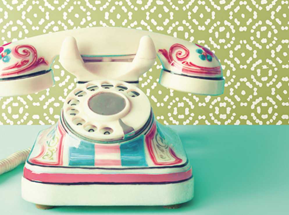Painted Telephone - HD Wallpaper 