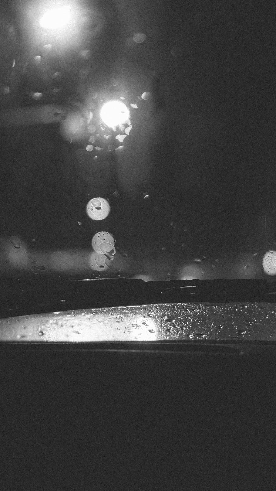 Brazil, Patos De Minas, Sky, Drop Water, Rain, Rain - Monochrome - HD Wallpaper 