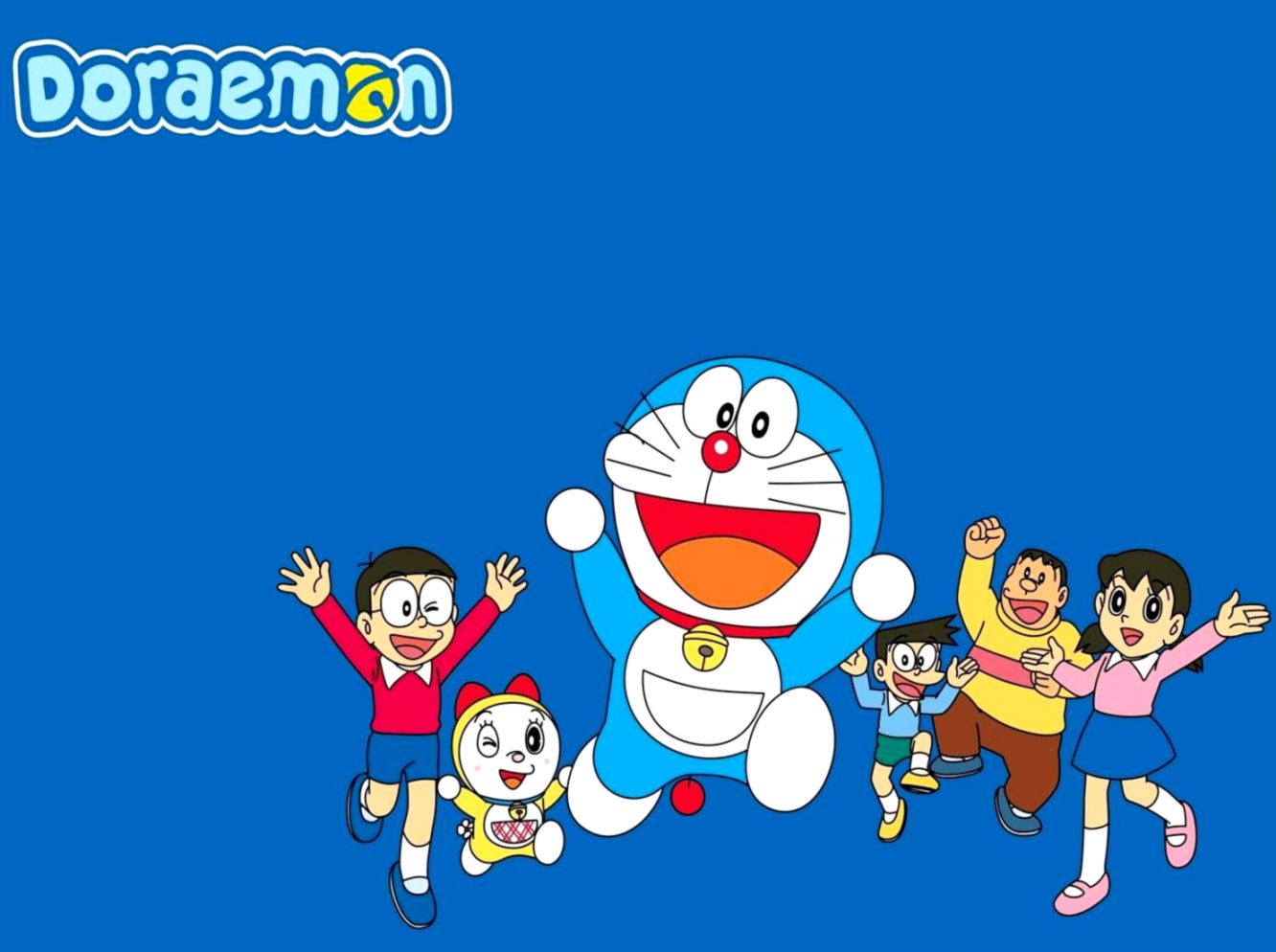 Doraemon And Nobita Anime Full Screen Hd Wallpaper - High Resolution Doraemon Hd - HD Wallpaper 