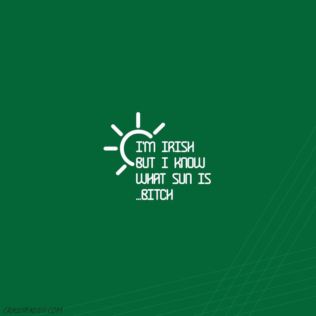 Funny Irish Wallpaper - Graphic Design - HD Wallpaper 
