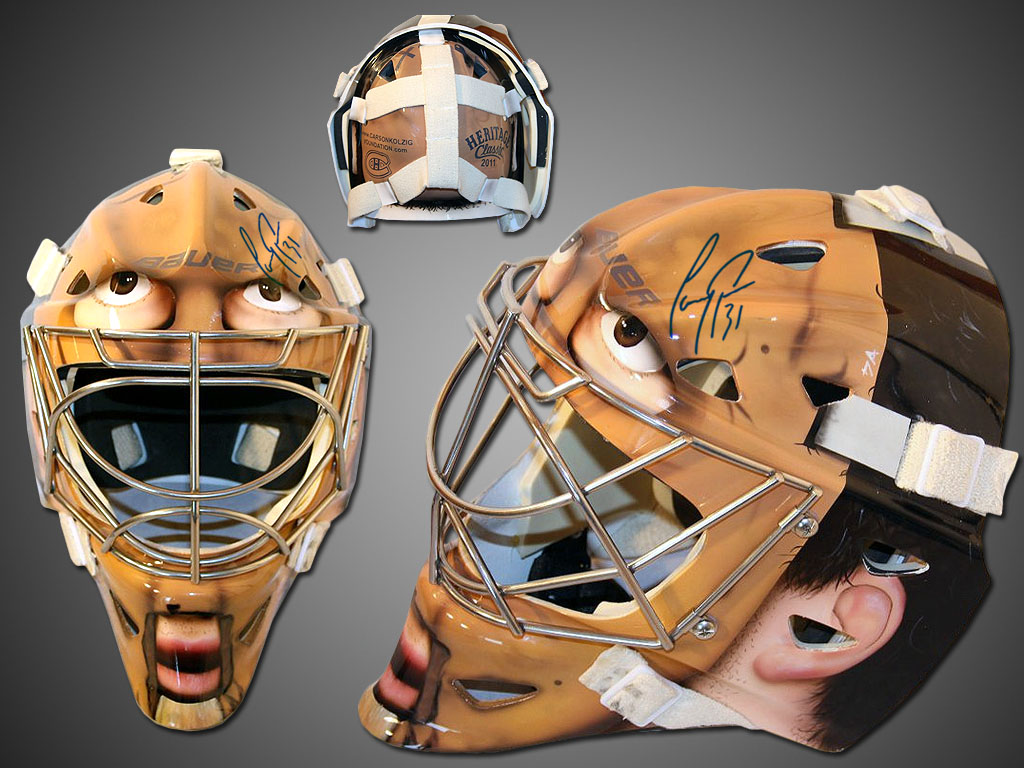 Hand Painted Goalie Mask - HD Wallpaper 