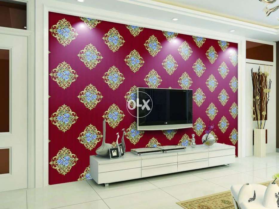 Wallpaper Design Your Tv Lunch Wall - Design - HD Wallpaper 