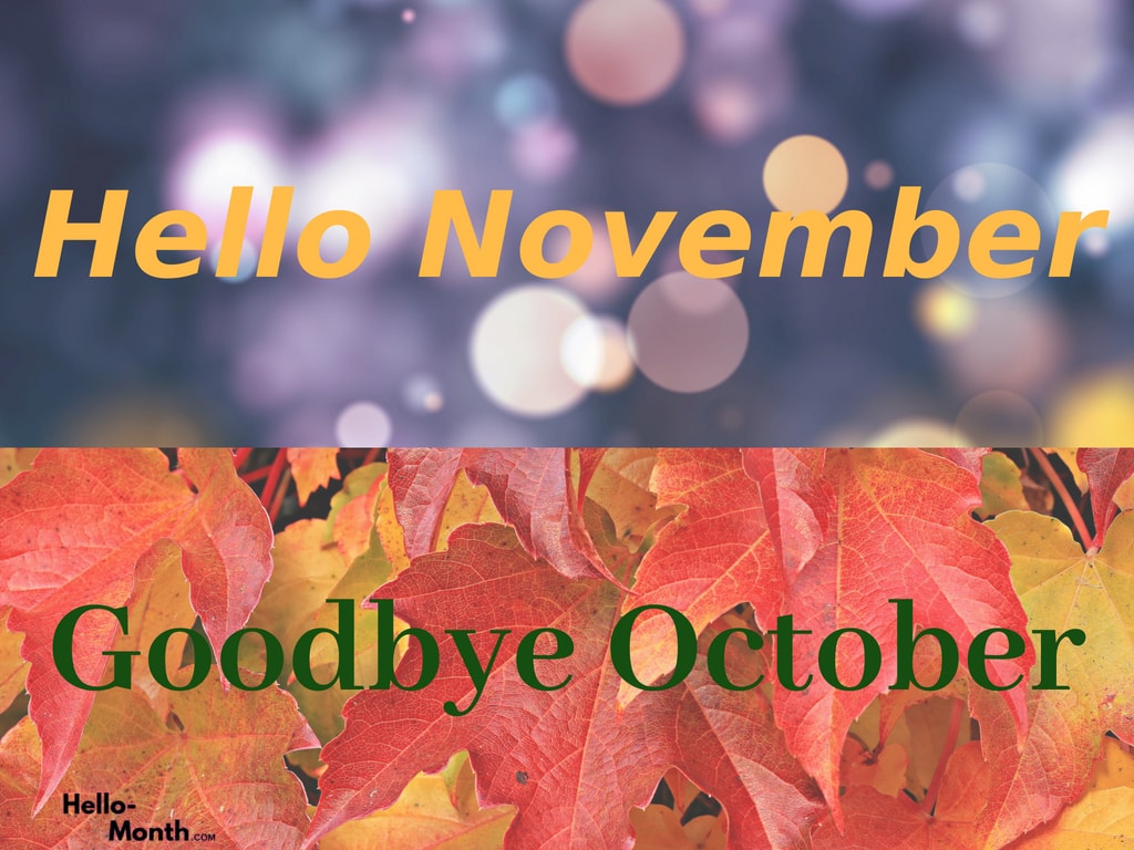Hello November Goodbye October Pictures - Poster - HD Wallpaper 