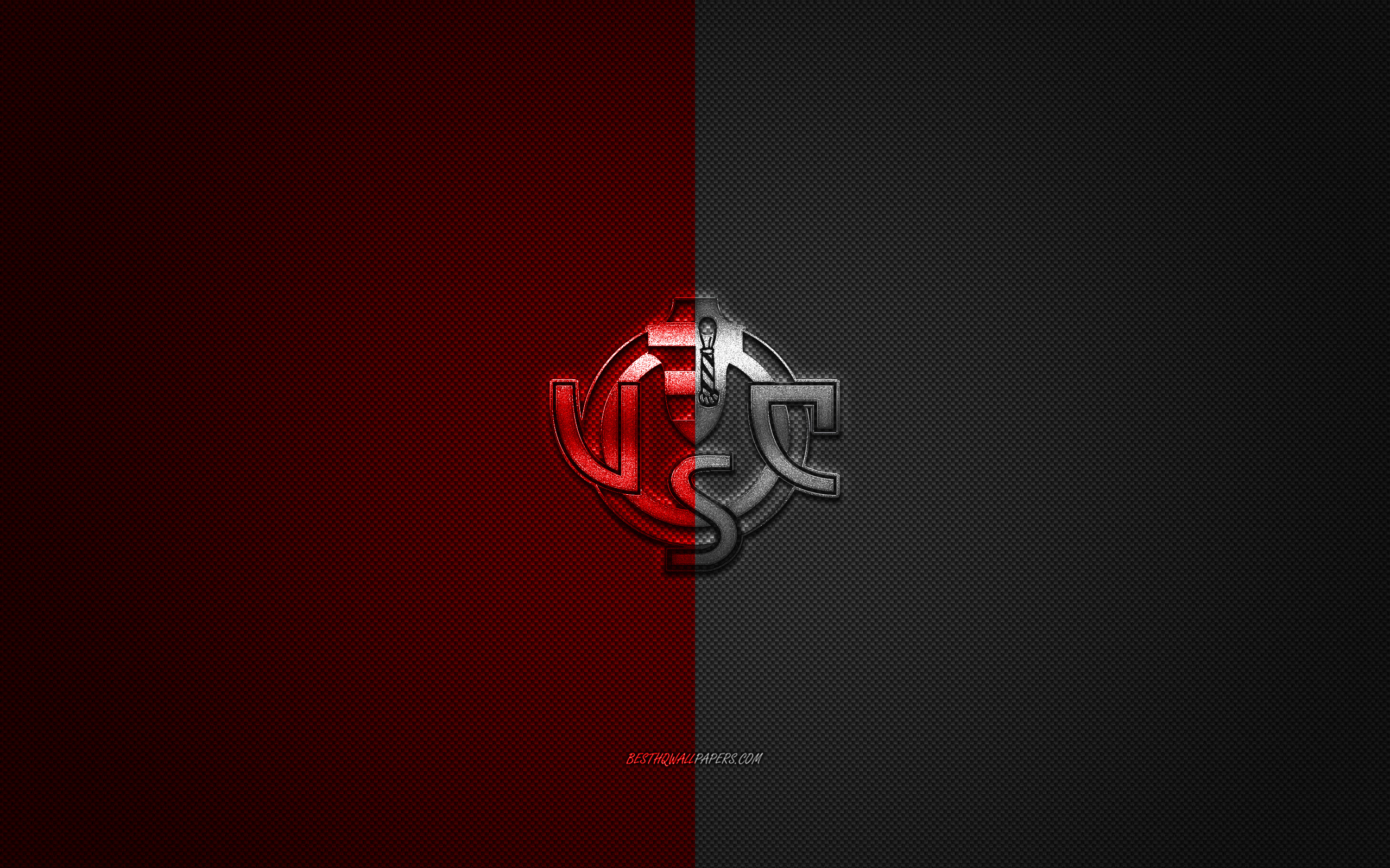 Us Cremonese, Italian Football Club, Serie B, Red Black - Emblem - HD Wallpaper 