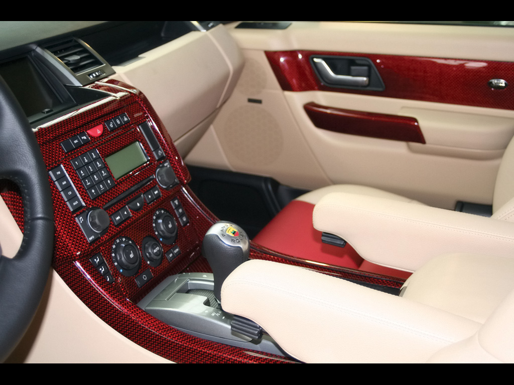 Red Range Rover Sport 2007 - HD Wallpaper 