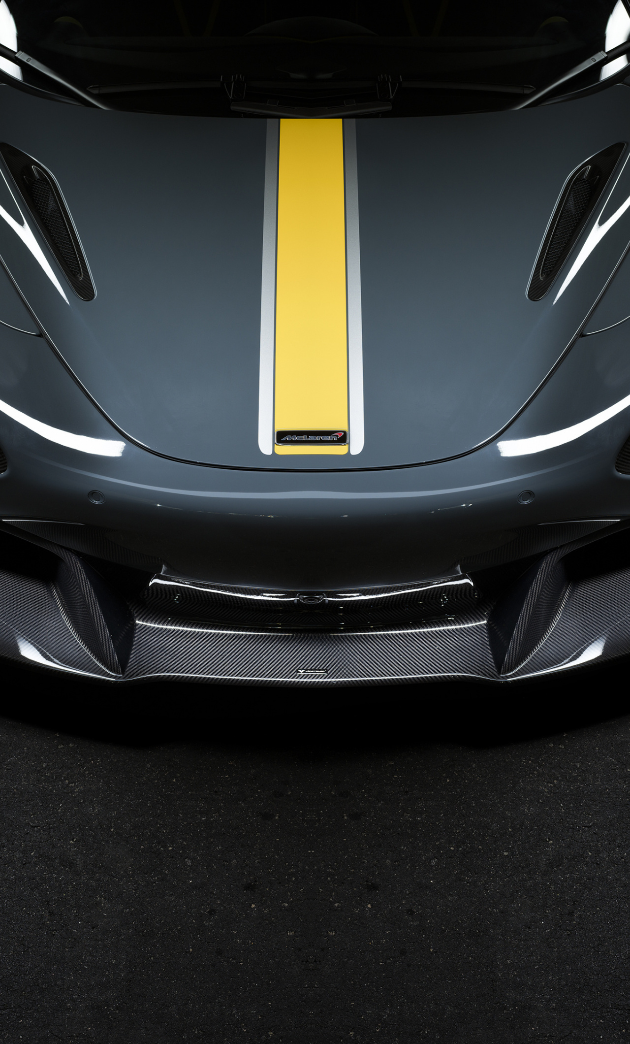Mclaren 720s, Carbon Fiber, Front, Wallpaper - Mclaren 720s Front Bumper - HD Wallpaper 