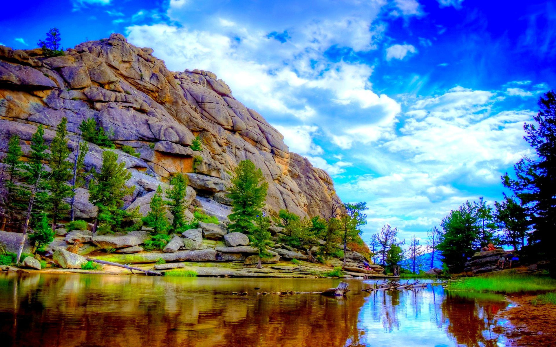 Beautiful Scenery Wallpaper Best Desktop Backgrounds - Rocky Mountain Wallpaper Hd - HD Wallpaper 