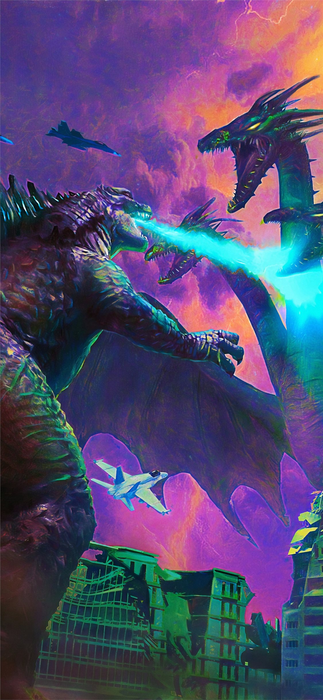 Art Godzilla King Of The Monsters - HD Wallpaper 