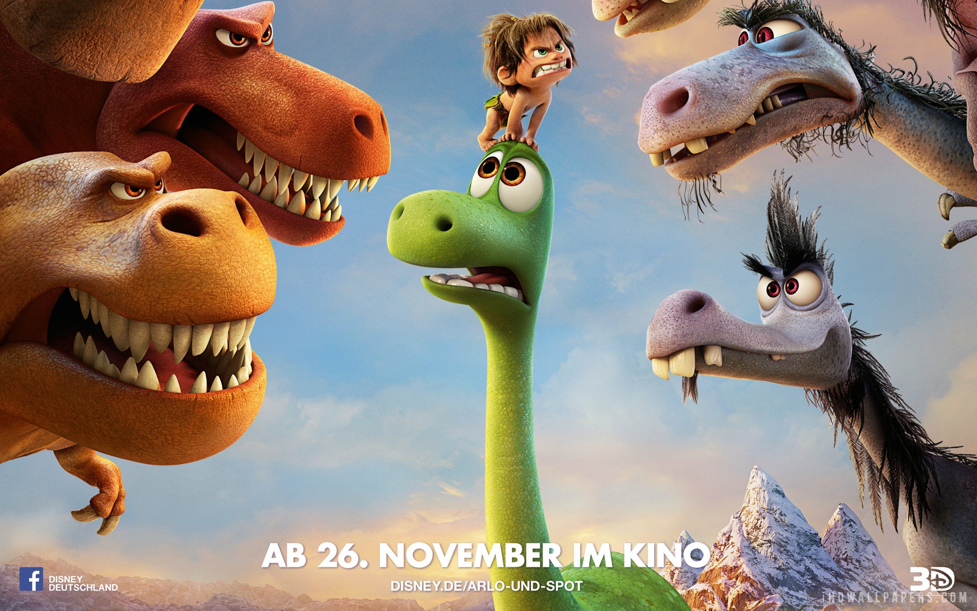 The Good Dinosaur Wallpaper Hd - Good Dinosaur Original Poster - HD Wallpaper 
