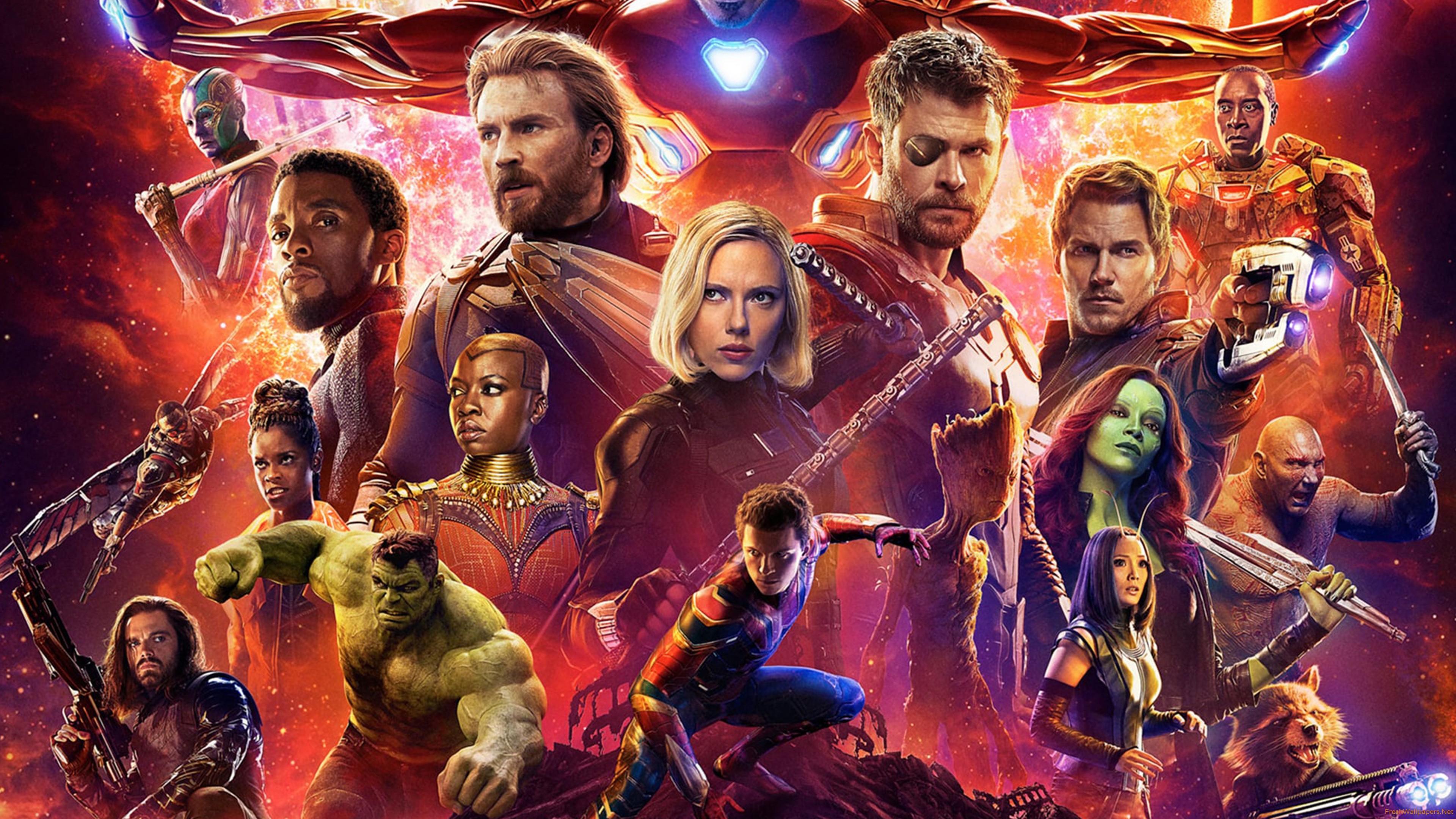 Avengers Infinity War Poster 4k - HD Wallpaper 