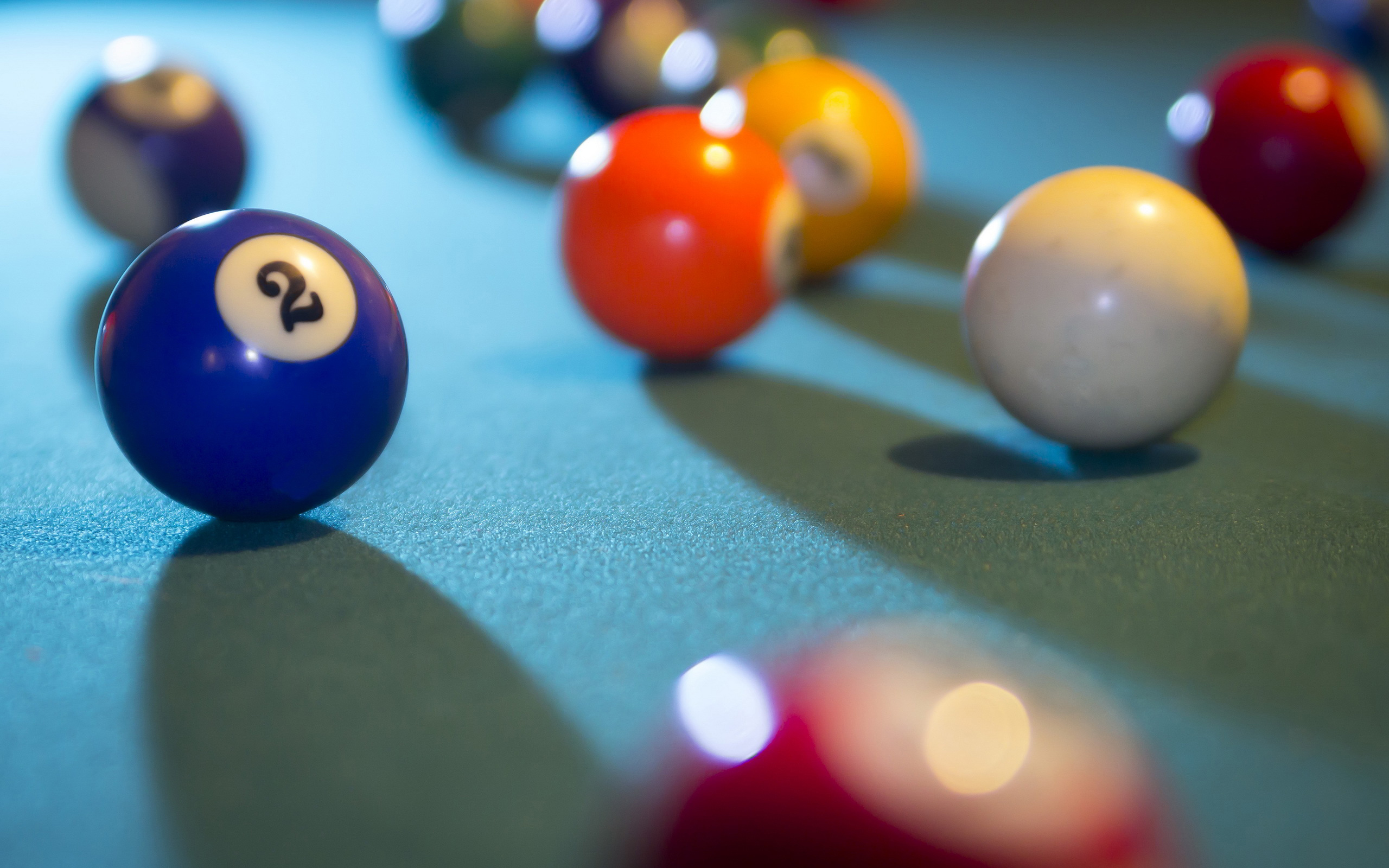 Number 2 Pool Ball - HD Wallpaper 