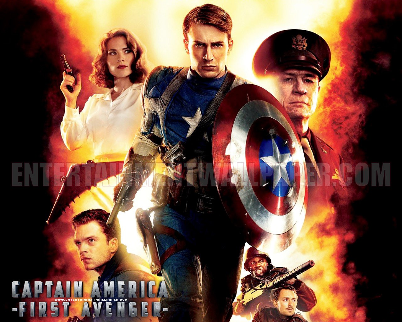 The First Avenger Wallpaper - Captain America The First Avenger Movie Poster Hd - HD Wallpaper 