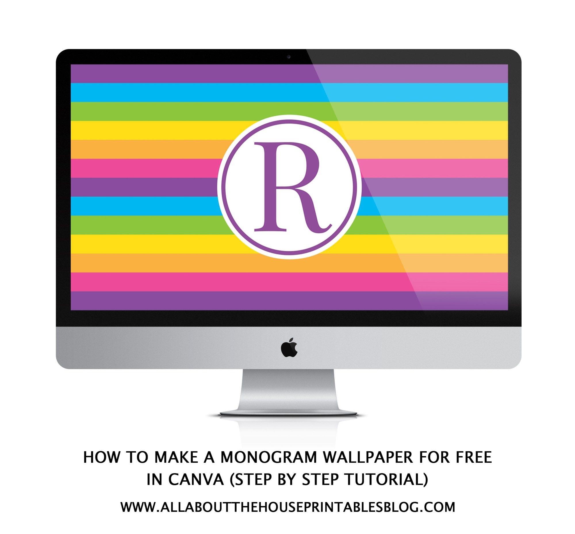 How To Make A Monogram Desktop Wallpaper Free Tutorial - Auto Service - HD Wallpaper 
