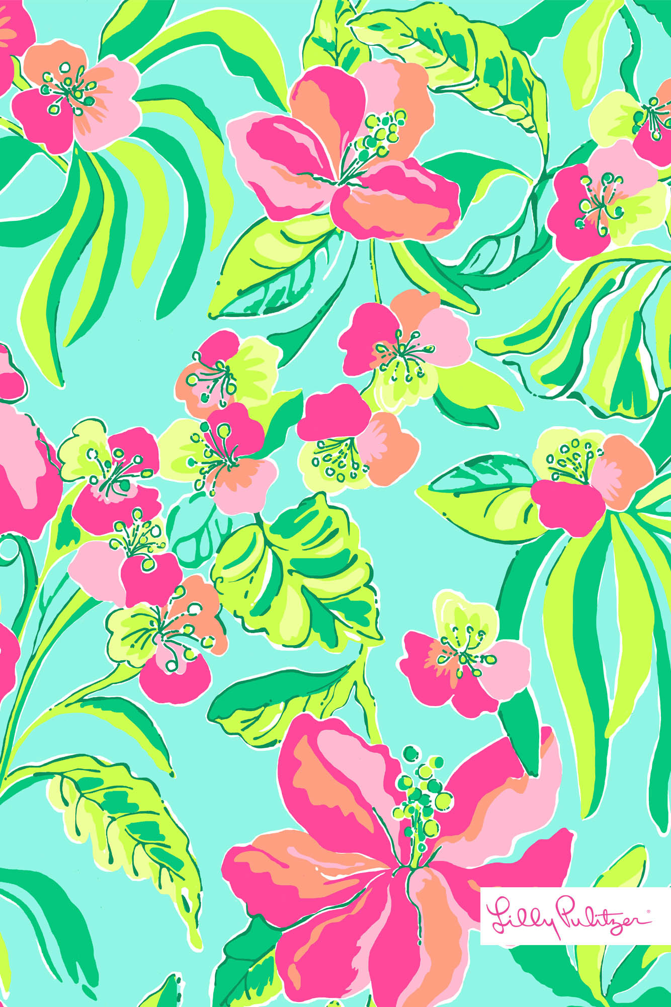 Love This Monogrammed Lily Pulitzer Iphone Background - Iphone Wallpaper Lilly Pulitzer - HD Wallpaper 