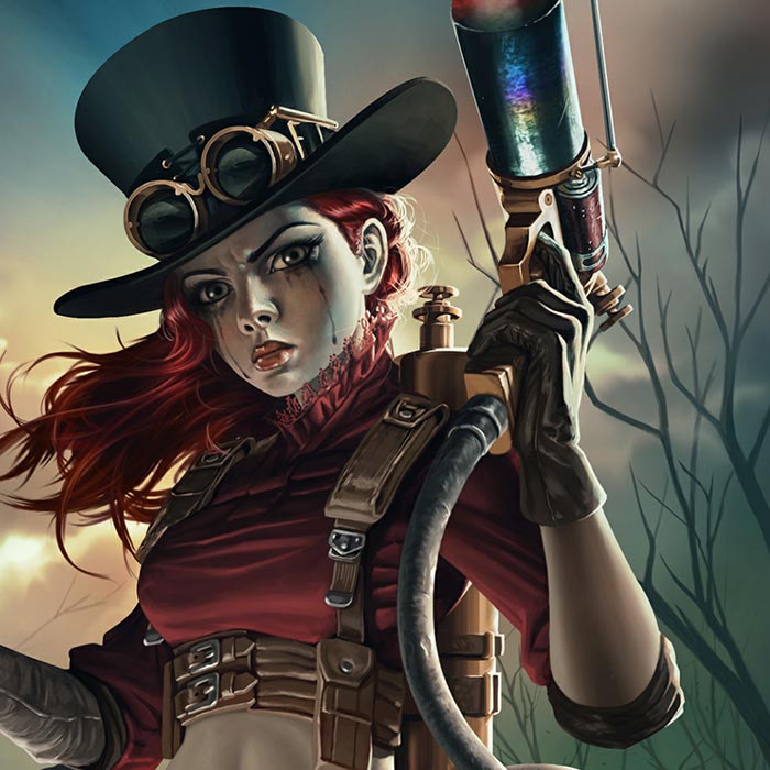 Steampunk Girl Wallpaper Engine - Sanjay Charlton - HD Wallpaper 