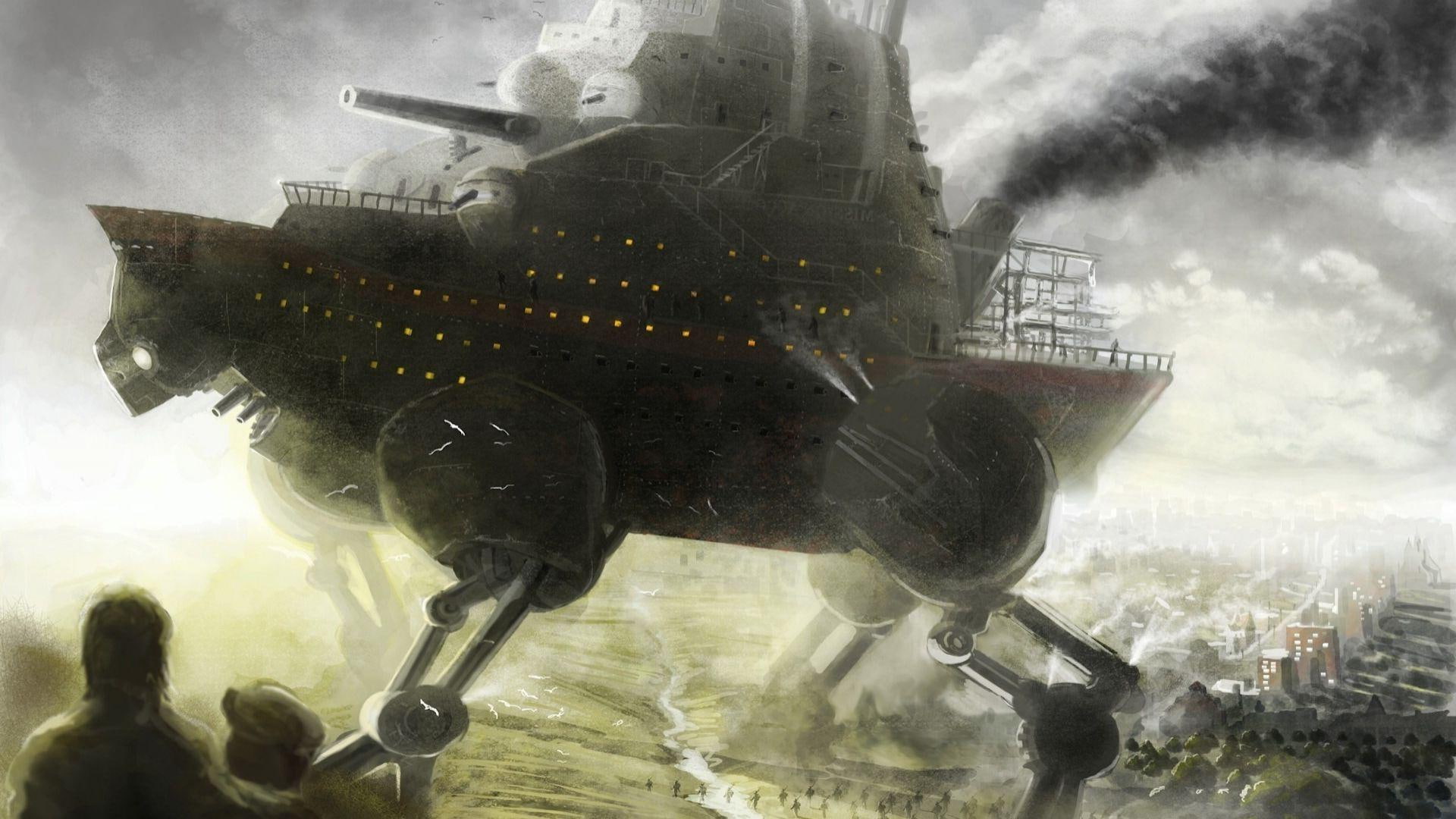 Steampunk City Wallpaper - HD Wallpaper 