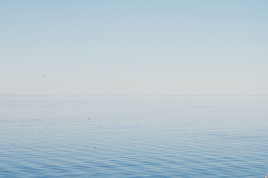 Canada, Vancouver Island, Nature, Ocean, Ombré, Horizon, - Sea - HD Wallpaper 