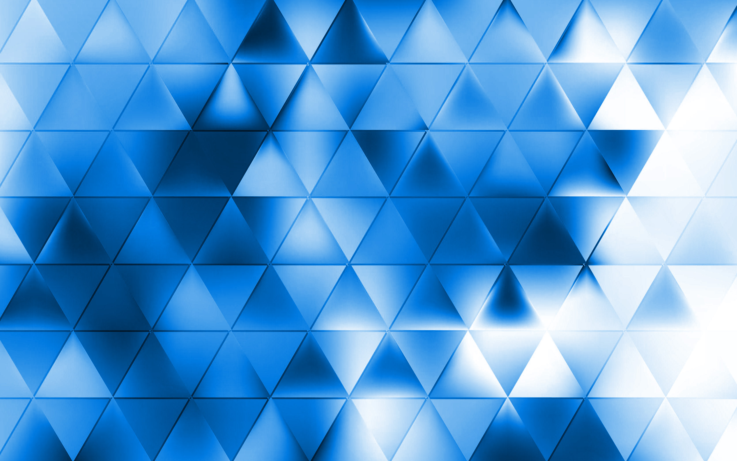 Blue Triangle Background, Blue Abstract Background, - Plano De Fundo Azul - HD Wallpaper 