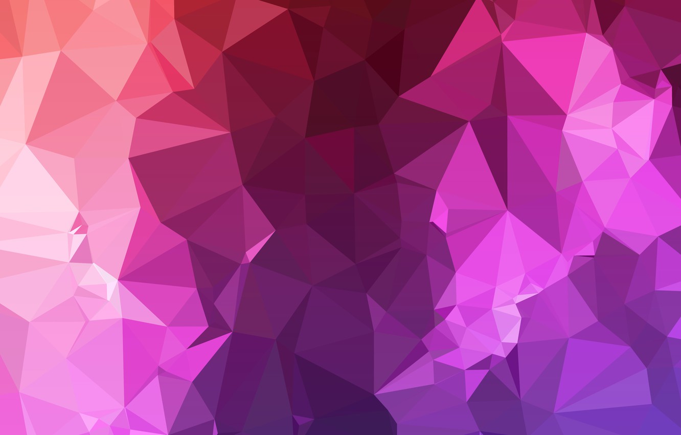 Photo Wallpaper Purple, Line, Red, Pink, Triangles, - Фон Абстракция Геометрия Фиолетовый - HD Wallpaper 