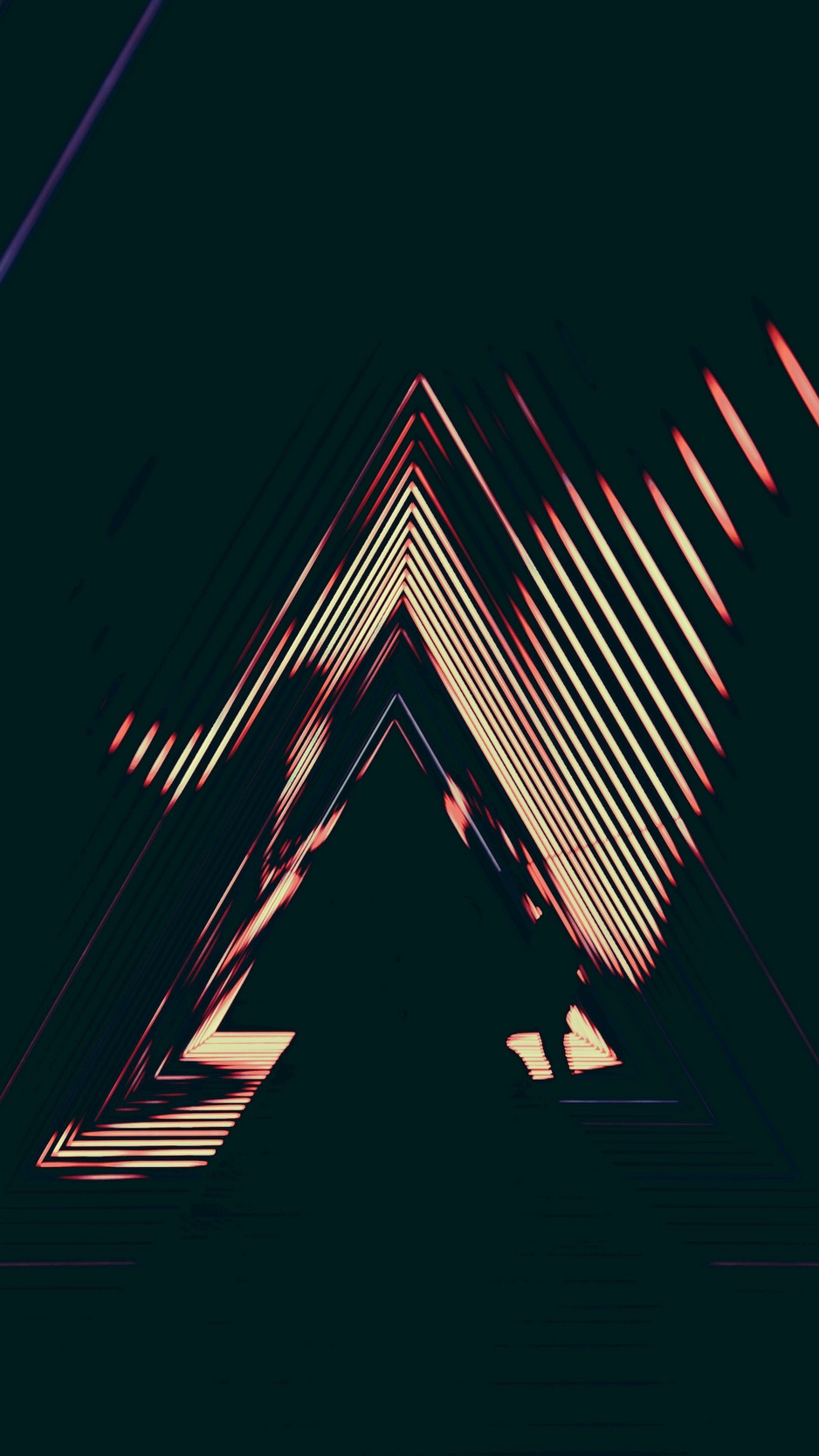 Wallpaper Design, Lights, Neon, Triangles - Iphone 6 Triangle Wallpaper Hd - HD Wallpaper 