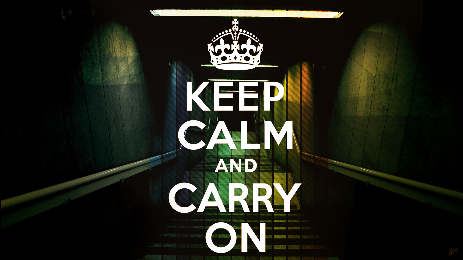Keep Calm And Carry On Hd - 1600x900 Wallpaper 