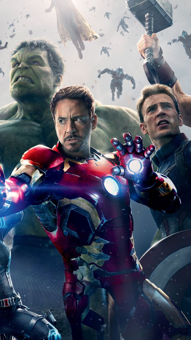 Age Of Ultron, Best Movies Of 2015, Avengers 2 - Мстители Обои На Телефон - HD Wallpaper 