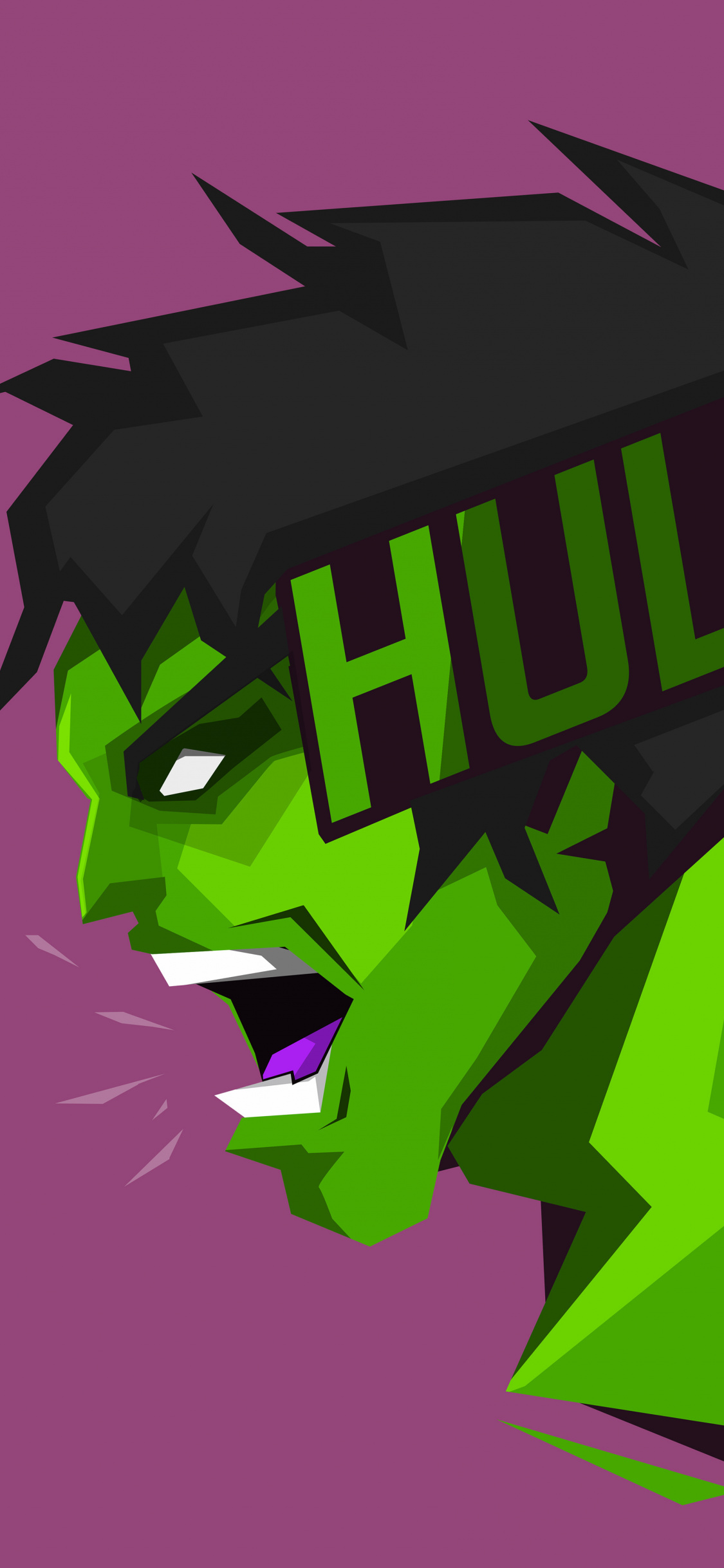 Hulk, Superhero, Art, Minimal, Headshot, Wallpaper - Hulk Wallpaper Iphone X - HD Wallpaper 