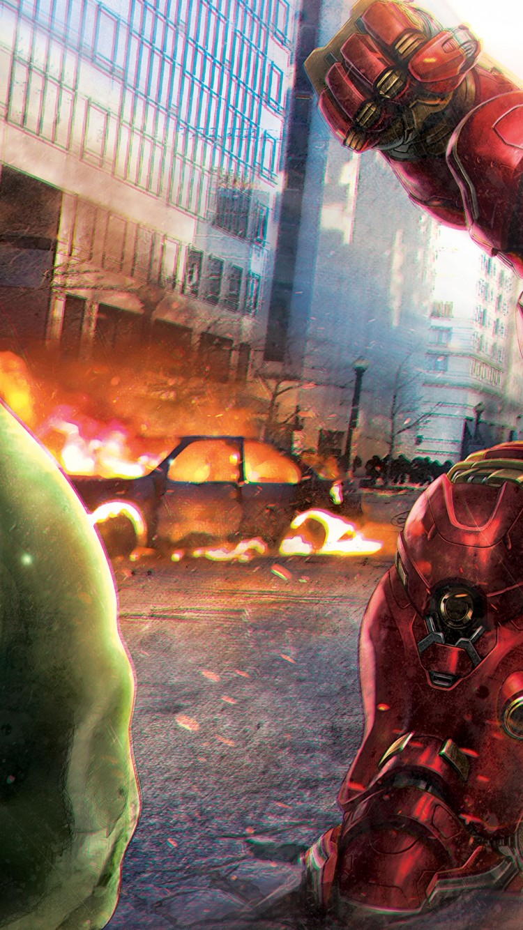 Iron Man Vs Hulk - HD Wallpaper 