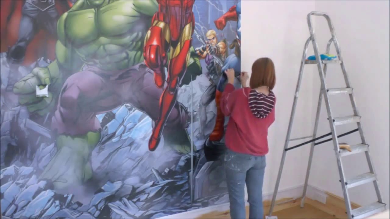 Avengers Room - HD Wallpaper 