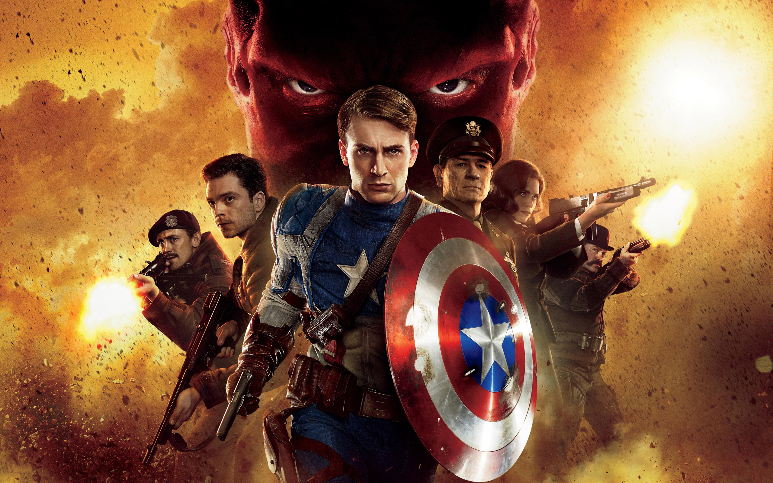 Captain America The First Avenger Wallpaper Hd - HD Wallpaper 