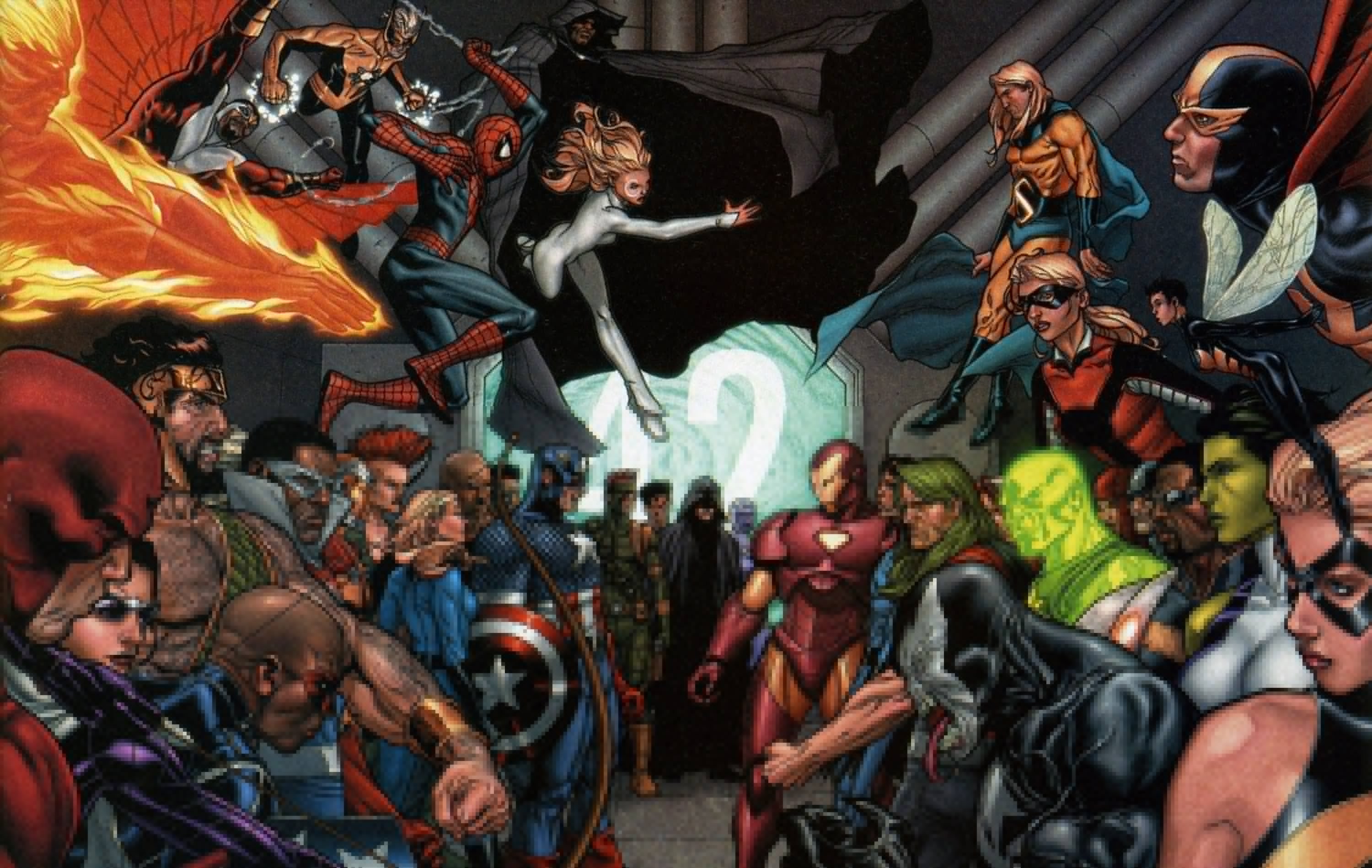 Marvel Civil War Battle - HD Wallpaper 