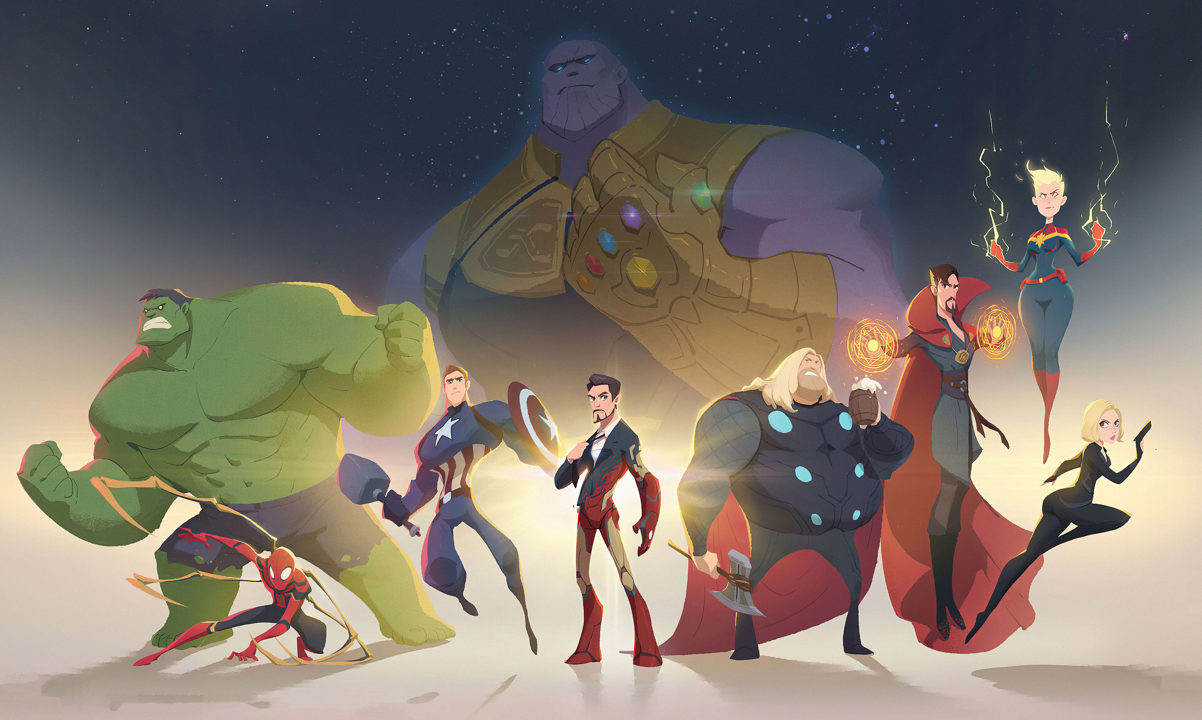 Avengers Minimal - The Avengers - HD Wallpaper 