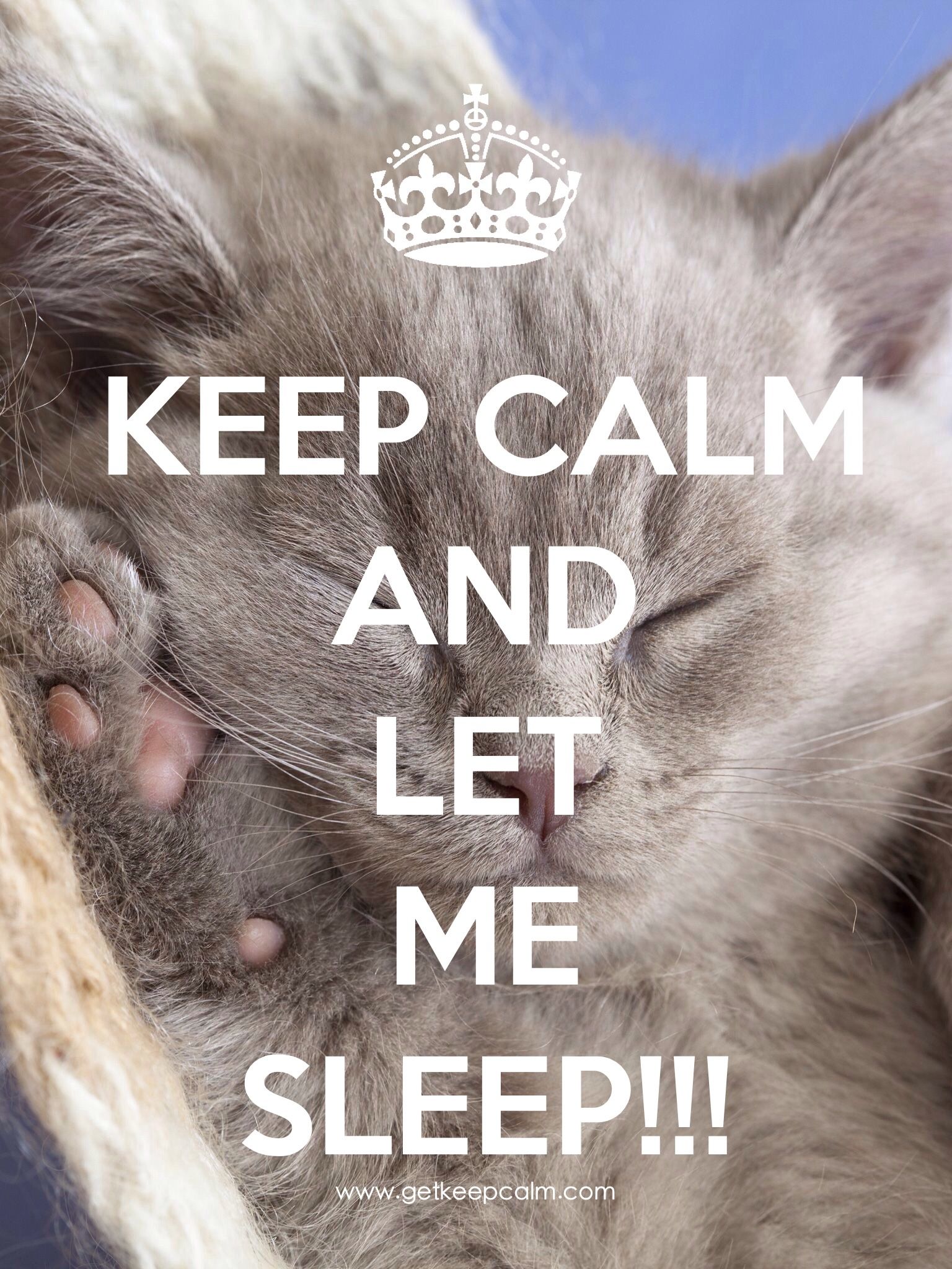 Keep Calm And Sleep - HD Wallpaper 