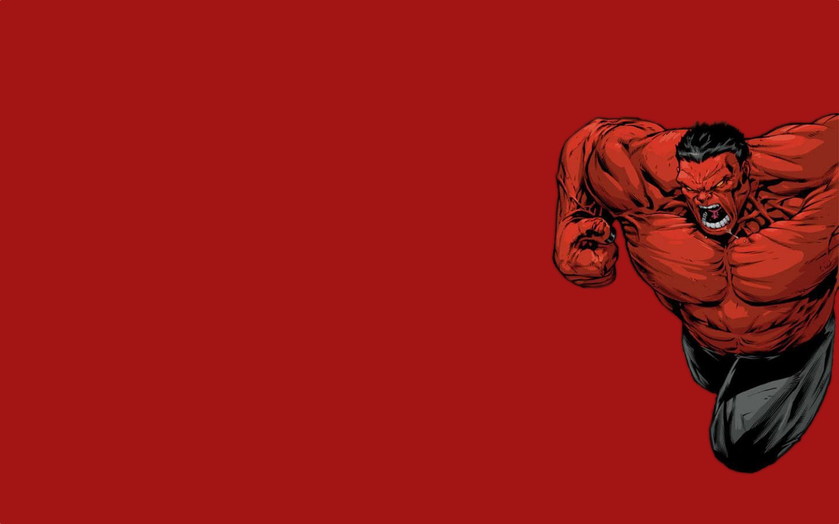 Red Hulk Wallpaper Picture For Free Wallpaper - Muscular System Comic Book Covers - HD Wallpaper 