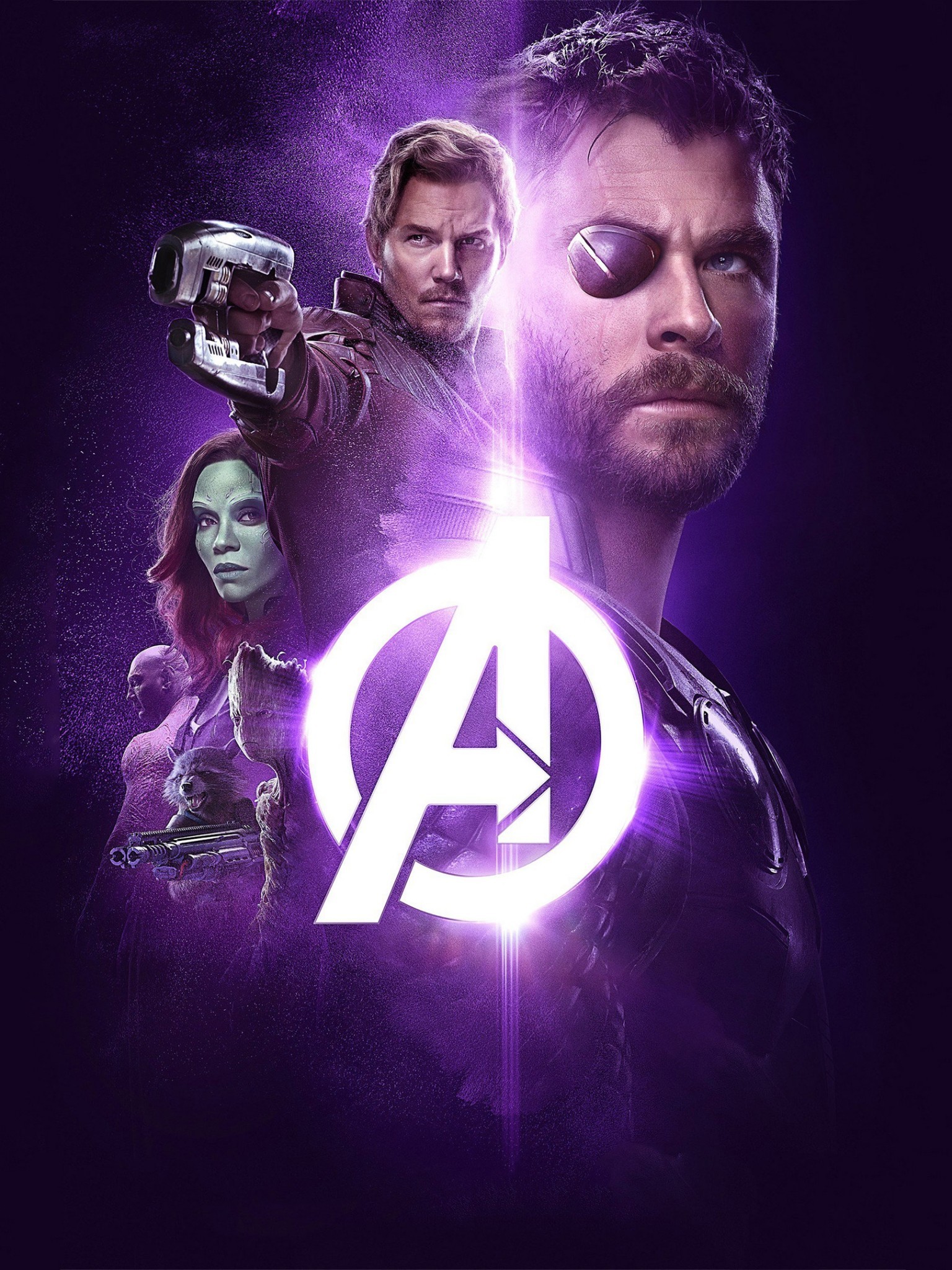 Thor, Gamora, Avengers - Avengers Infinity War Posters - HD Wallpaper 