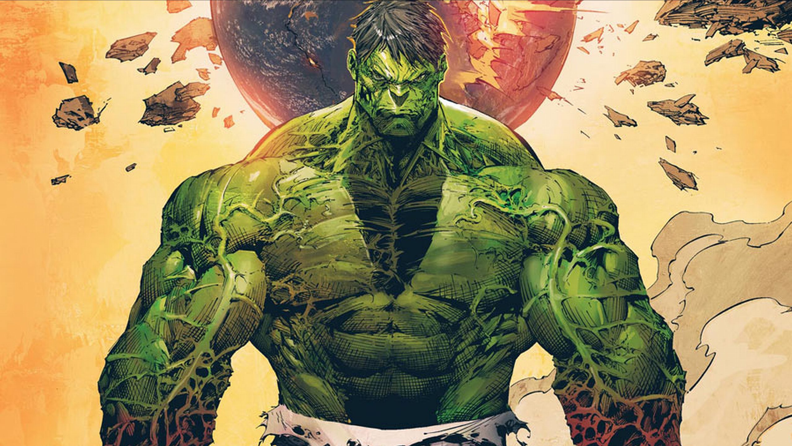 Incredible Hulk Marc Silvestri - 2560x1440 Wallpaper - teahub.io