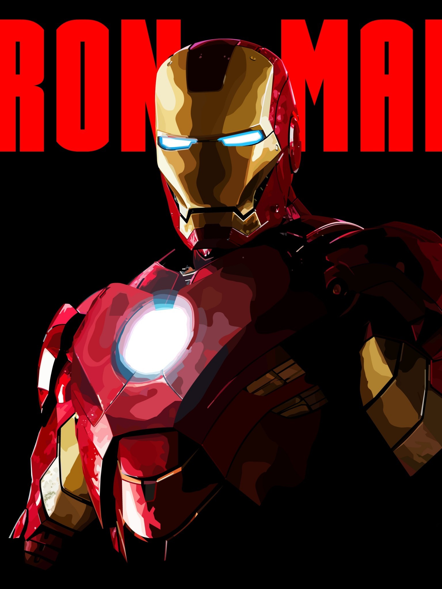 Iron Man, Digital Art, Nano Suit - HD Wallpaper 