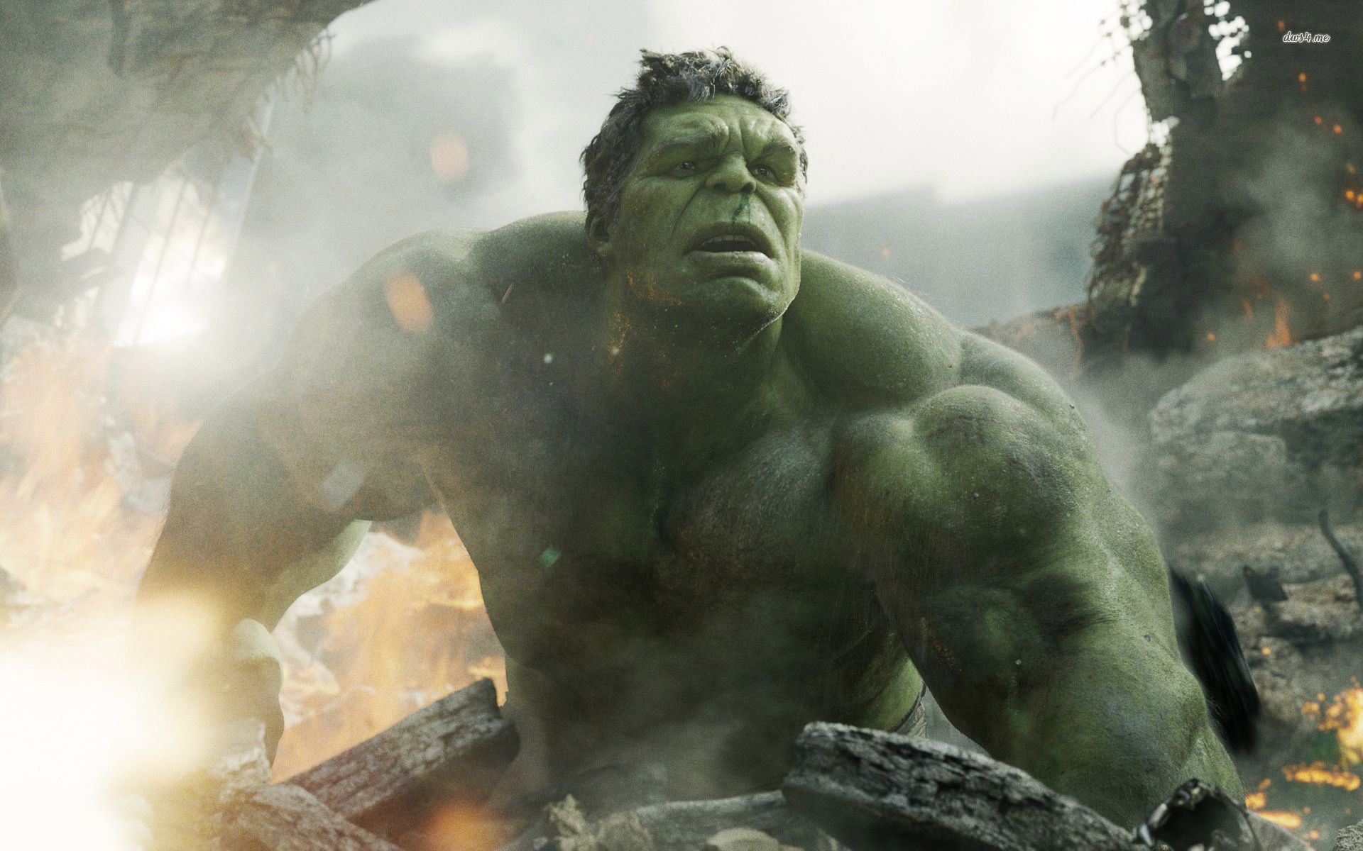 Incredible Hulk Wallpaper - Hulk's Arm After Snap - HD Wallpaper 