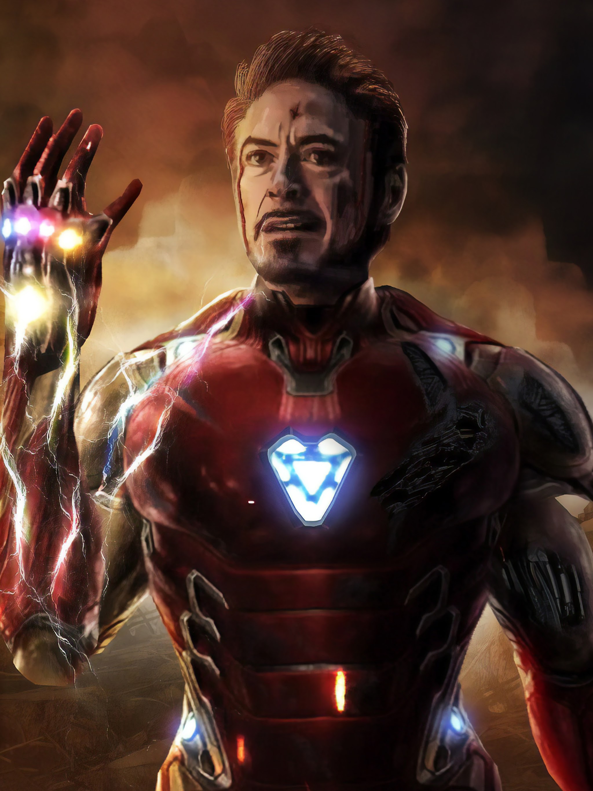 Endgame, Iron Man, Tony Stark, Infinity Stones, 8k, - Tony Stark End Game - HD Wallpaper 