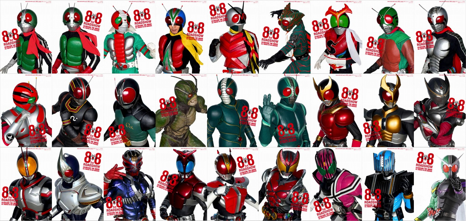 [​img] - All Kamen Rider Henshin - HD Wallpaper 