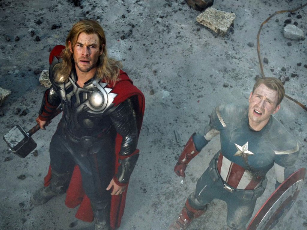 Thor And Captain America - HD Wallpaper 