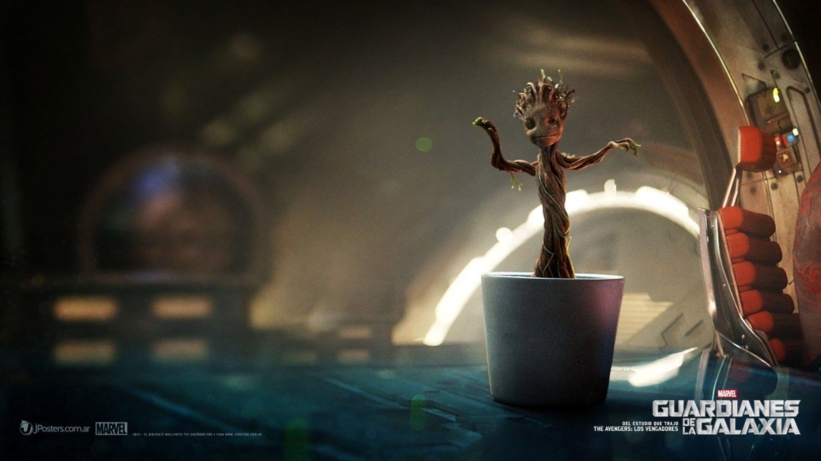 Guardians Of The Galaxy Baby Groot Wallpaper - Guardians Of The Galaxy 2 Groot Hd - HD Wallpaper 