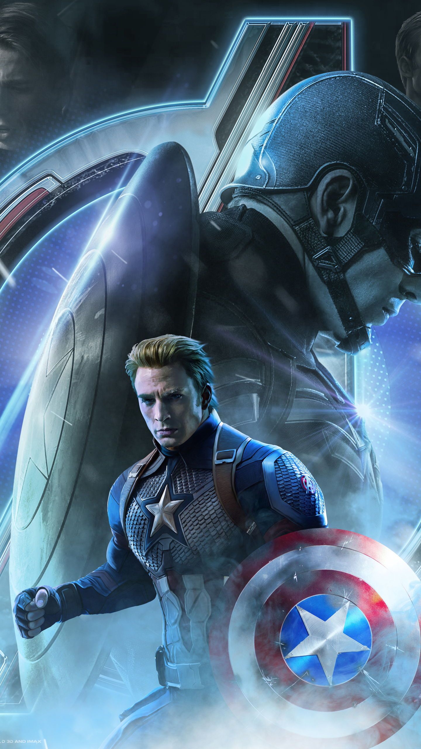 Avengers Endgame Captain America - HD Wallpaper 