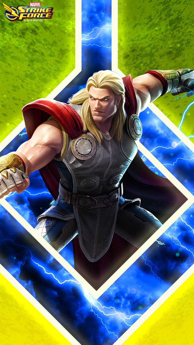 Marvel Strike Force Wallpaper Thor - HD Wallpaper 