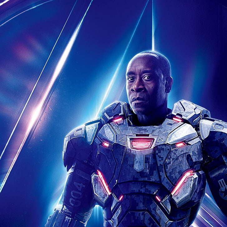 Infinity War, James Rhodes, 4k, War Machine, Don Cheadle, - Avengers Infinity War James Rhodes - HD Wallpaper 