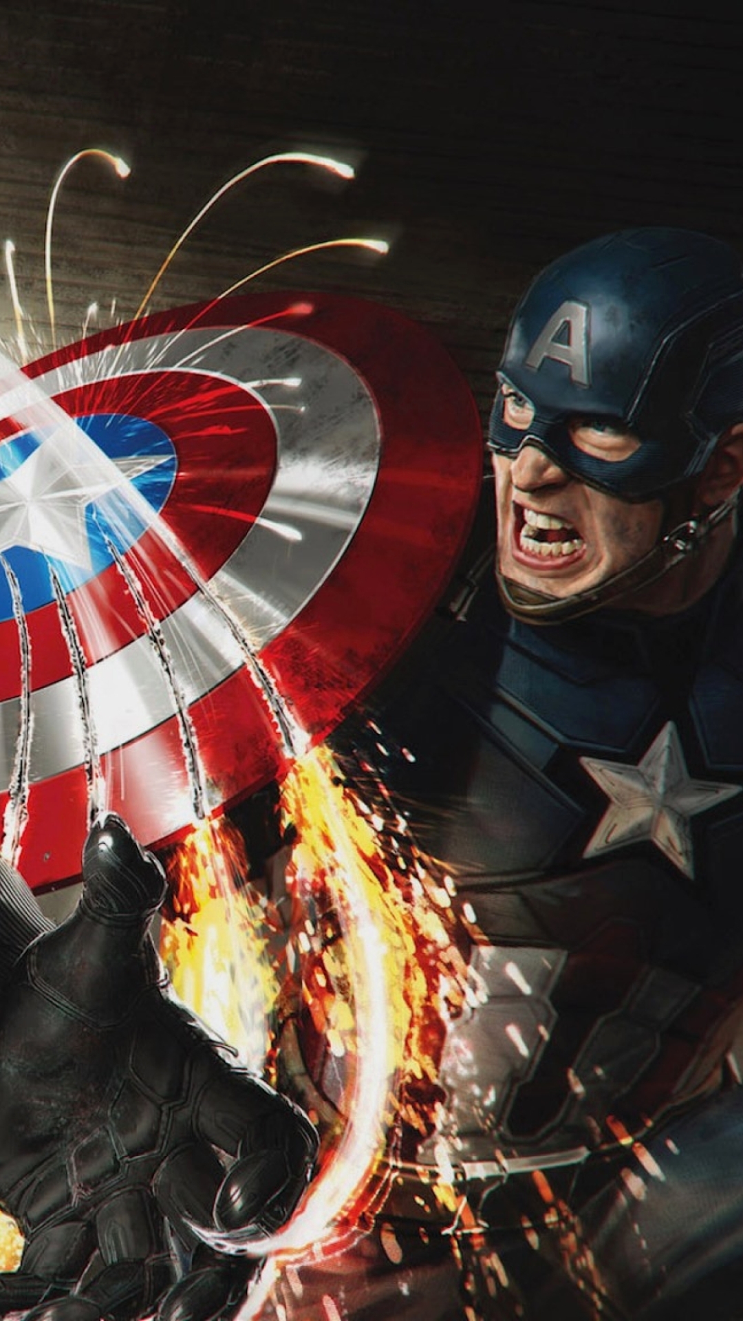 Captain America Civil War Design - HD Wallpaper 