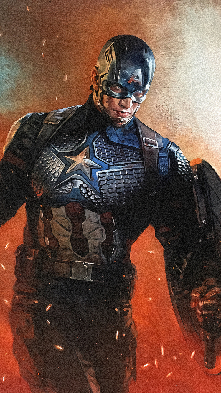 Avengers Endgame Captain America - HD Wallpaper 