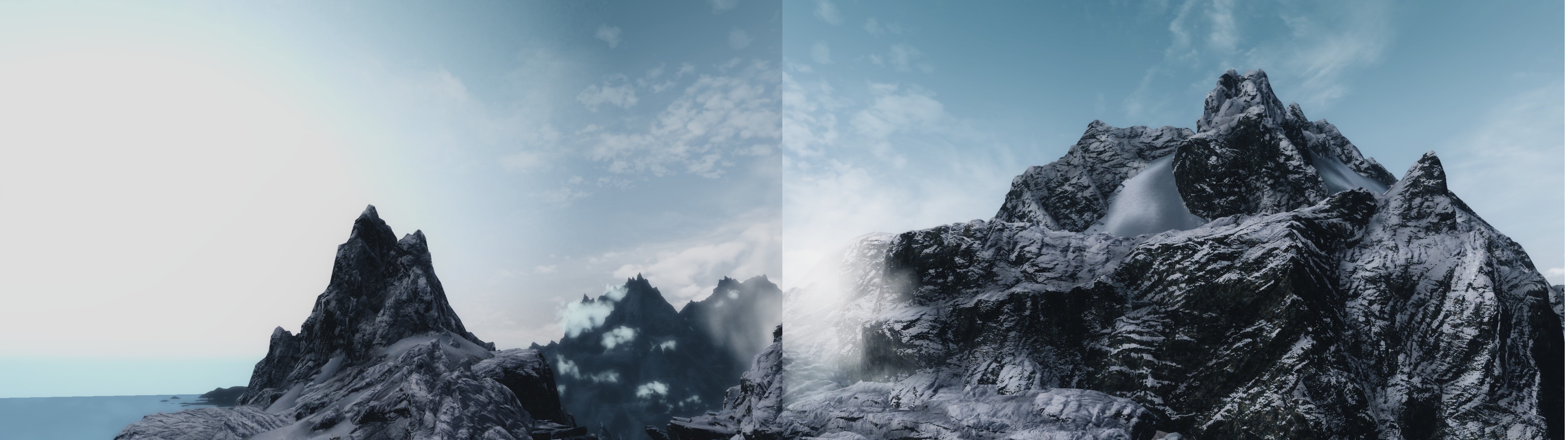 Dual Screen Wallpaper Skyrim - HD Wallpaper 