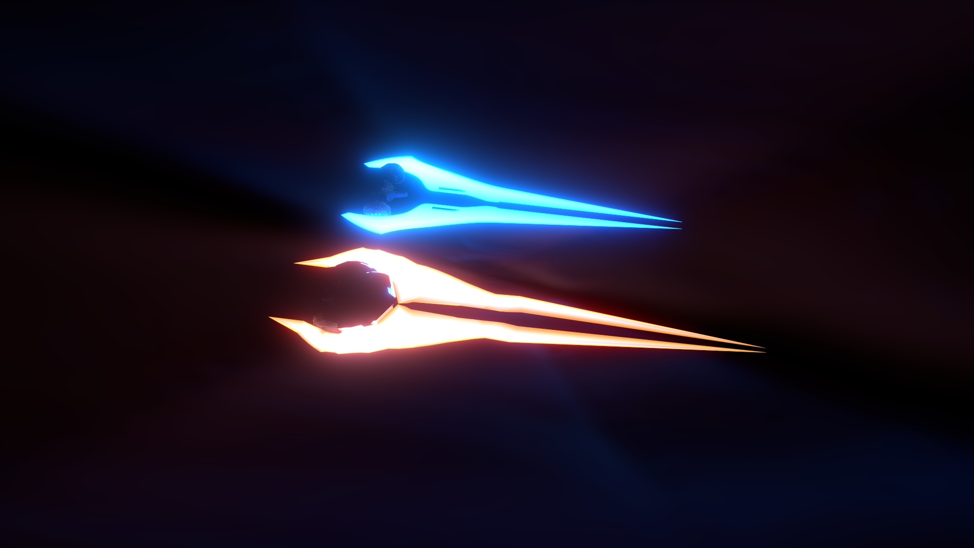 Halo Orange Energy Sword - HD Wallpaper 